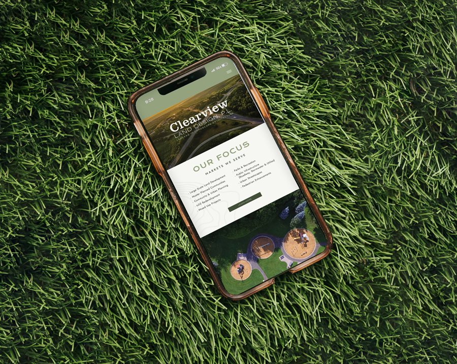 Clearview Phone In Grass