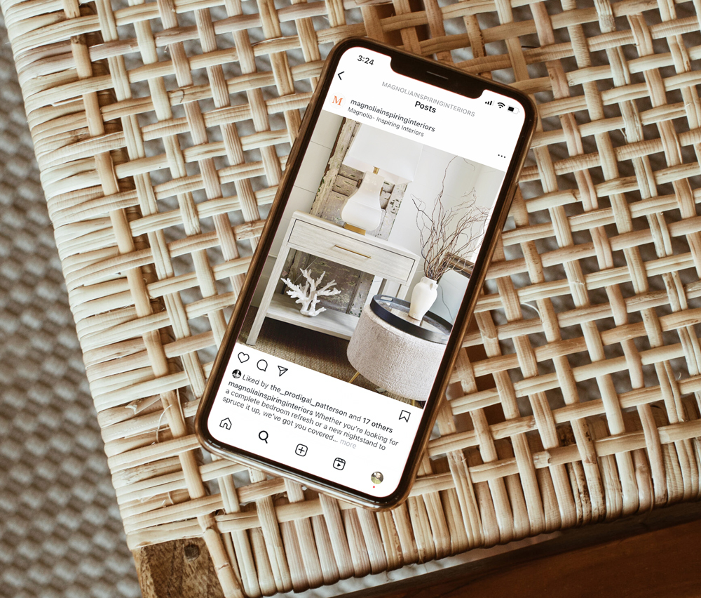 Magnolia Social Post On Phone